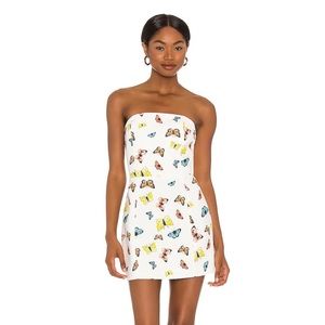 AMANDA UPRICHARD X Revolve Mandy Butterfly Dress Size Small Worn Once